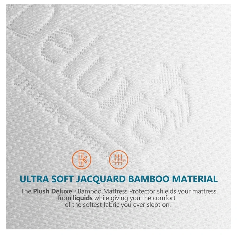 Premium Bamboo Mattress Protector - Queen